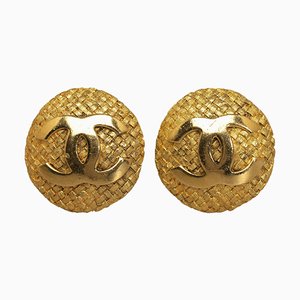 CC Clip-On Earrings from Chanel, Set of 2