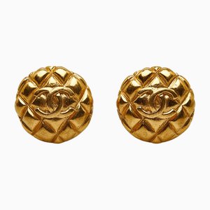 Chanel Cc Clip On Earrings Costume Earrings, Set of 2