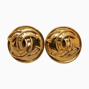 CC Clip-On Earrings from Chanel, Set of 2