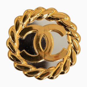 CC Round Brooch from Chanel