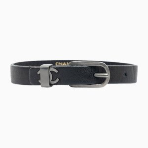 CC Leather Bracelet from Chanel