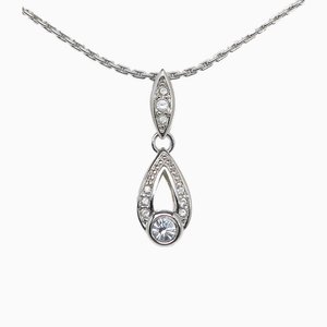 Rhinestone Pendant Necklace from Christian Dior