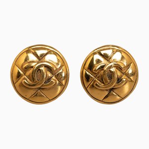 Boucles d'Oreilles Clip-On CC de Chanel, Set de 2