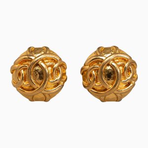 CC Clip-On Earrings from Chanel, Set of 2