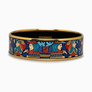 Wide Enamel Bangle from Hermes