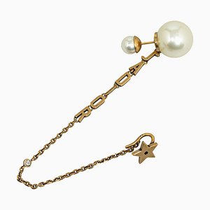 Faux Pearl and Crystal Ja Ear Cuff Earrings from Christian Dior, Set of 2