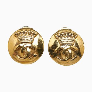 CC Clip-On Earrings from Chanel, Set of 2