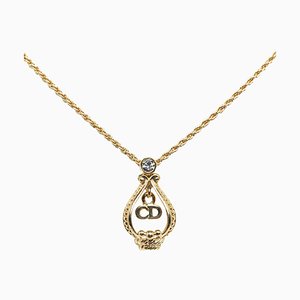 Logo Charm Pendant Necklace from Christian Dior