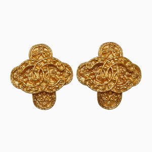 CC Clip-On Earrings from Chanel, Set of 2