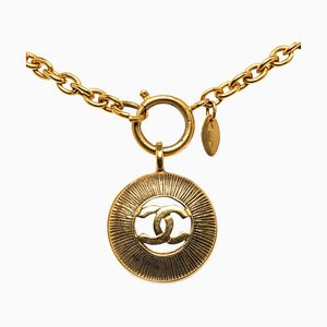 CC Round Pendant Necklace from Chanel