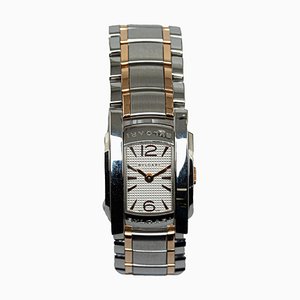 Quartz 18k Rose Gold and Stainless Steel Assioma Watch from Bvlgari