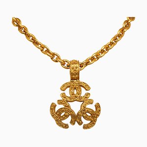 Dreifache CC Halskette von Chanel