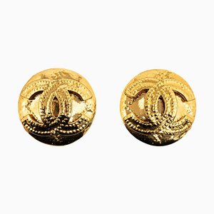 CC Clip-On Earrings from Chanel, Set of 2