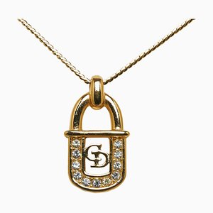 Lock Pendant Necklace Costume Necklace from Christian Dior