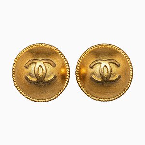 Boucles d'Oreilles Clip-On CC de Chanel, Set de 2