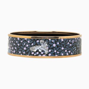 Bracciale rigido smaltato da giardino inglese di Hermes