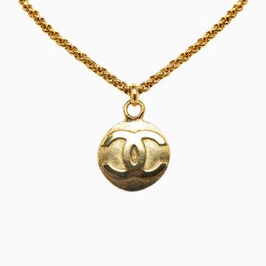 CC Round Pendant Necklace from Chanel