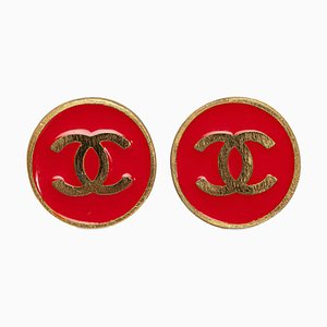 CC Clip-On Earrings from Chanel, Set of 2