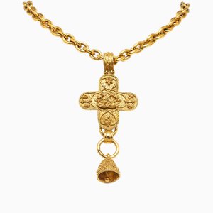 Halskette mit Kreuzanhänger von Chanel