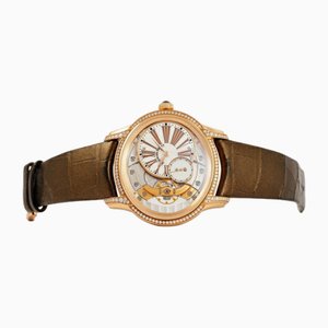 Weiße Millenary Damenuhr mit römischem Zifferblatt von Audemars Piguet