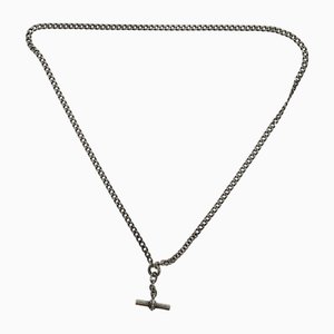 Halskette mit T-Steg aus Silber 925 von Bottega Veneta