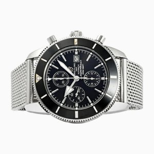 Breitling Superocean Heritage Ii Chronograph 46 A1331212/Bf78 Black Dial Watch Mens