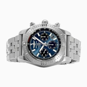 Breitling Chronomat 44 JSP Japan Limited Model to 500 Pieces Ab011511/C987 Blue/Black Dial Watch Mens