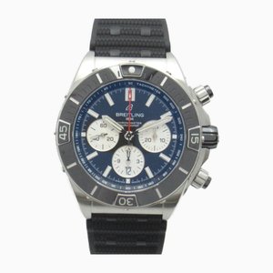 Breitling Super Chronomat Wrist Watch Wrist Watch Ab0136 Mechanical Automatic Black Stainless Steel Rubber Belt Ab0136