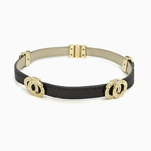 Double Coil Leather Bracelet from Bvlgari