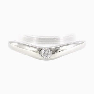 Corona Pt950 Ring mit Diamant von Bvlgari