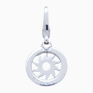 Pendentif Charm Tondosan en Or Blanc de Bvlgari