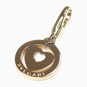 Pendentif Charm Coeur Tondo en Or Jaune K18 de Bvlgari