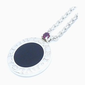 Save the Children Necklace in Onyx and Silver 925 from Bvlgari