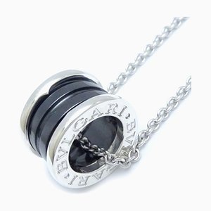 Save the Children Necklace in Silver 925 and Black Ceramic from Bvlgari