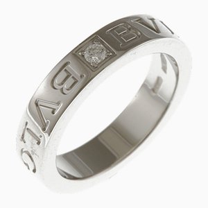 Ring in 18K White Gold with Diamond from Bvlgari