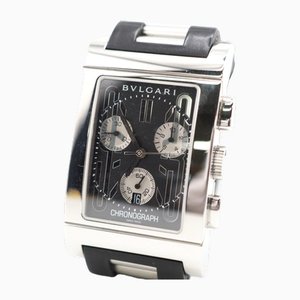 Retangolo Chrono Quartz Black Dial Watch from Bvlgari