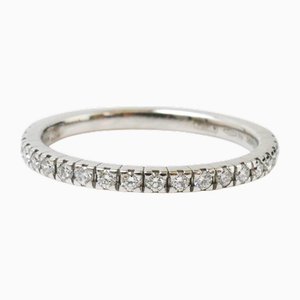 White Gold Roman Amor Half Eternity Ring with Diamond from Bvlgari