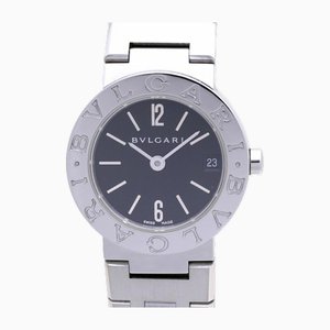 Reloj para mujer modelo Logo 38770 de acero inoxidable de Bulgari