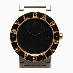 Orologio in acciaio inossidabile e oro giallo di Bvlgari