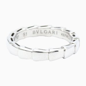 Serpenti Viper Ring in White Gold from Bvlgari
