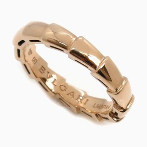 Pink Gold Serpenti Viper Ring from Bvlgari