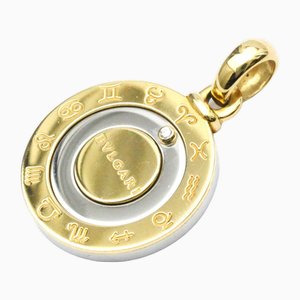 Horoskop Charm aus Edelstahl von Bvlgari