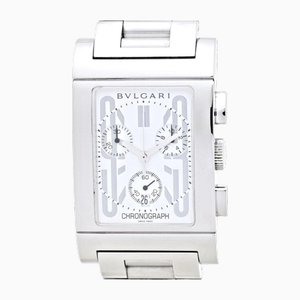 Retangolo Chronograph Stainless Steel Watch from Bvlgari