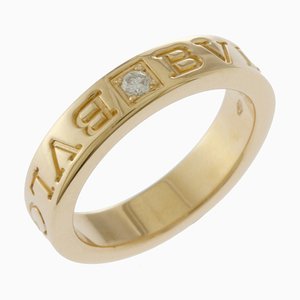 Ring in K18 Yellow Gold with Diamond from Bvlgari