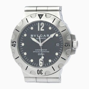 Polished Diagono Scuba Steel Automatic Mens Watch from Bvlgari