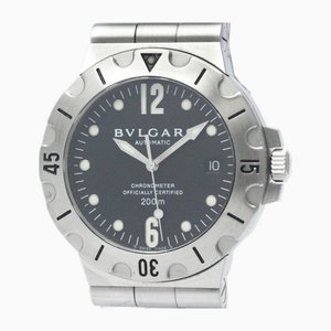 Reloj para hombre Diagono Scuba automático de acero pulido de Bvlgari