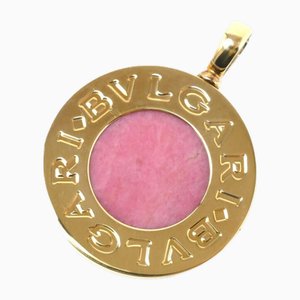 Yellow Gold and Stainless Steel Pendant from Bvlgari