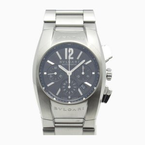 Ergon Chrono Day-Date Wrist Watch in Stainless Steel from Bvlgari