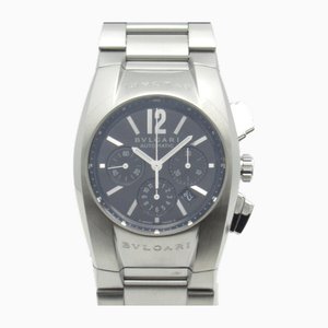 Montre-Bracelet Ergon Chrono Day-Date en Acier Inoxydable de Bvlgari