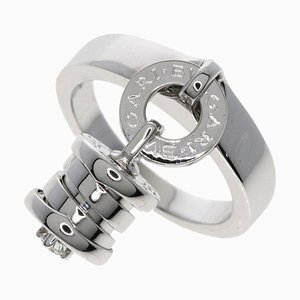 B-Zero1 Element Diamond Ring in K18 White Gold from Bvlgari